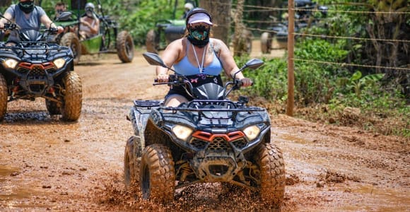Punta Cana: Macao Beach and Taino Cave ATV Adventure
