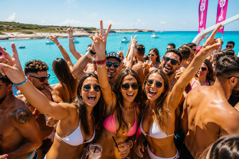 Ibiza: Boat Party with Reggaeton and Techno - 2 atmospheres Ibiza: Boat Party with Reggaeton and Techno - 2 areas