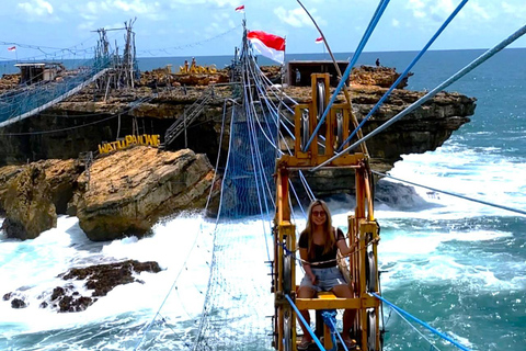 Yogyakarta: Pindul Cave Tubing & Timang Beach Gondola Ride Pindul Cave & Timang Beach Gondola Ride without Ticket