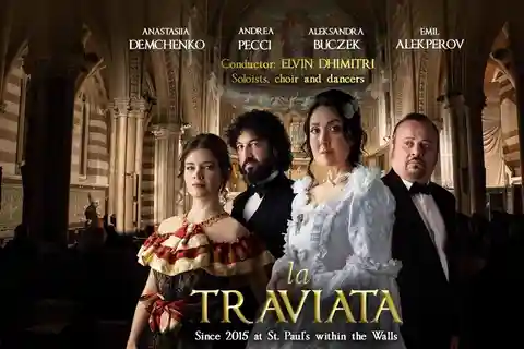 Roma: Esibizione dal vivo de "La Traviata" di Giuseppe Verdi