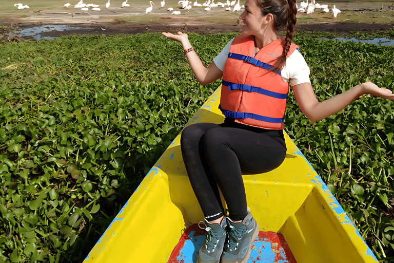 Hell's Gate-fietstocht &amp; Crescent Island-boottochtHell's Gate-fietstocht Crescent Island-boottocht GEEN TOEGANGSPRIJS