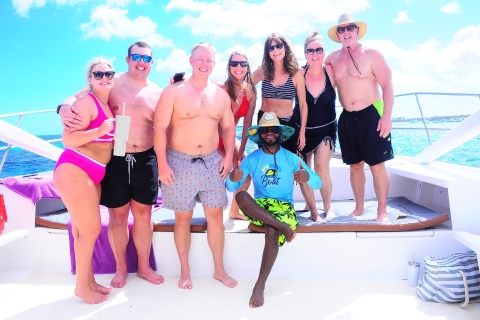 Private Catamaran Crusie, snorkeling, lunch & water slide Exclusive private tour just for you and your group up to 95