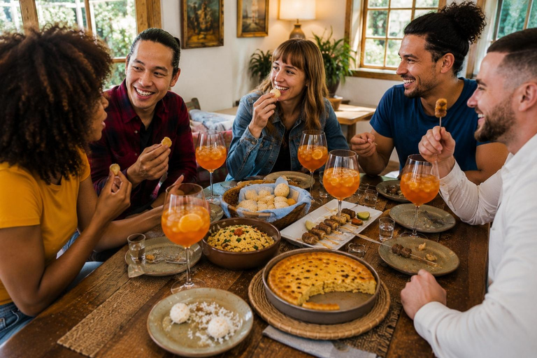 Foz do Iguaçu: Border Drinks and Bites Tasting with a Local Shared Group Tasting Session