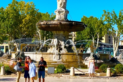 Von Avignon: Tagesausflug zum Markt von Aix en Provence und zum Luberon