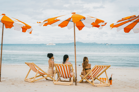 Pattaya: Excursión por las islas en velero de fiesta y buffet