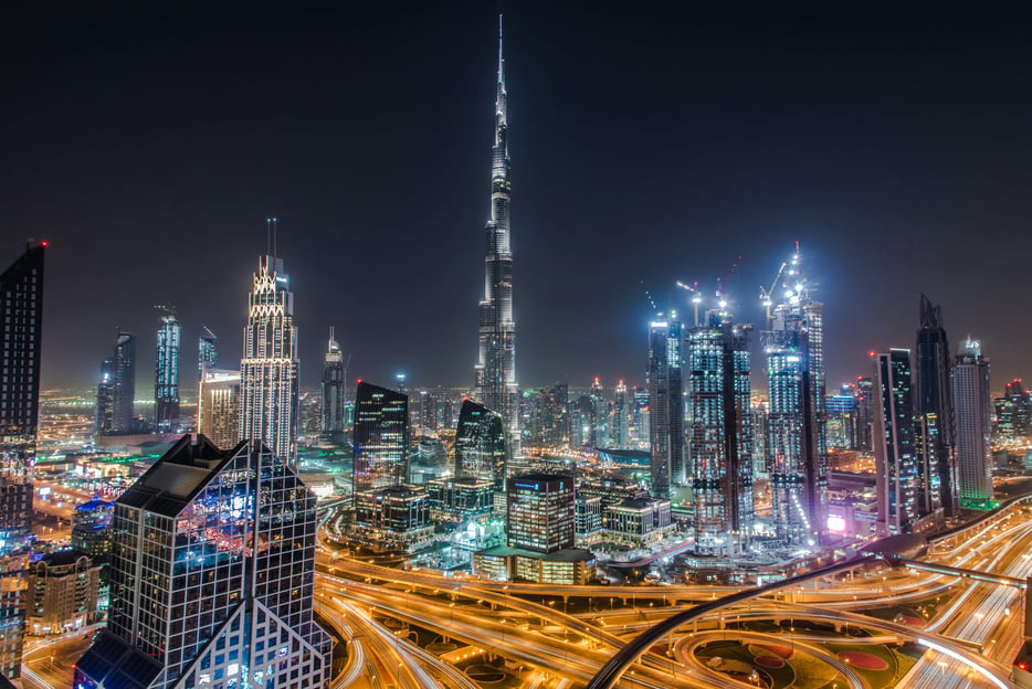 Dubaï : Visite nocturne et billet d&#039;entrée à Burj Khalifa