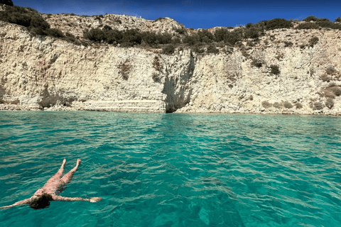 Chania: Boat Rental Almyrida Half day trip