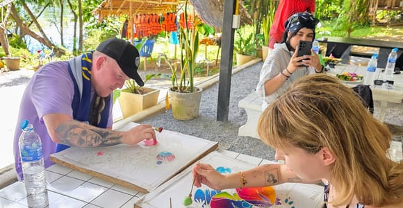 Krabi Quad: Paddle, Batik Print, Rubber Tapping & Pine Farm