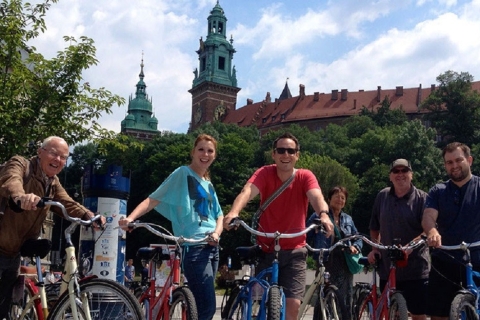 Cracovie: visite à vélo de la vieille ville, de Kazimierz et du ghetto