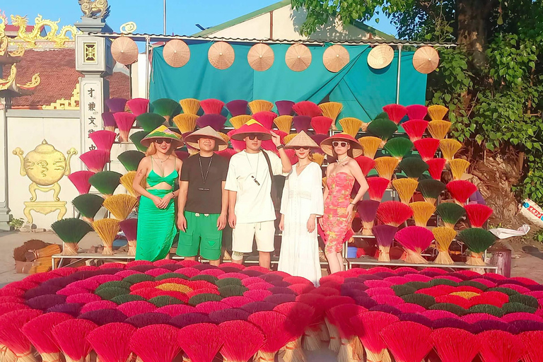 From Hanoi: Incense Village and Ninh Binh Waterfall Day Trip