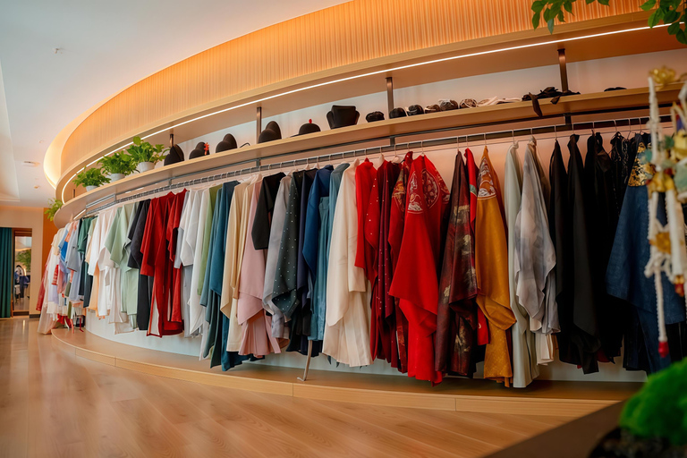 Chengdu: Immersive Hot Pot Meal Show with Hanfu Rental Regular Seat Dinner+Costume+Makeup（to book 3days in advance）