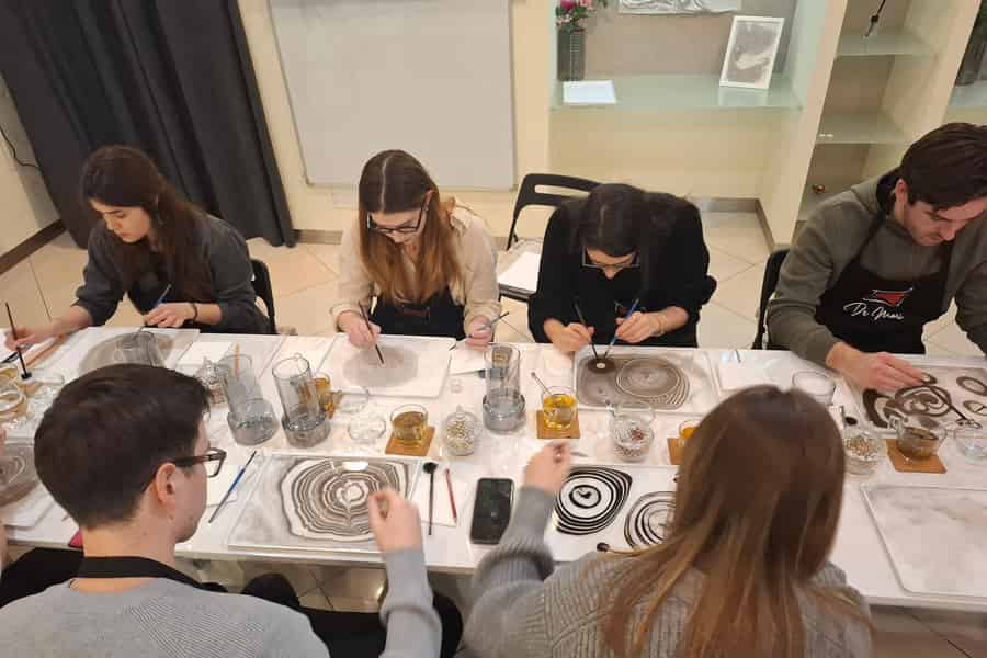Zagreb: Suminagashi Wassermalerei Workshop