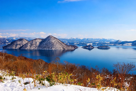 Sapporo: Lake Shikotsu Ice Festival & Lakeside Onsen Retreat
