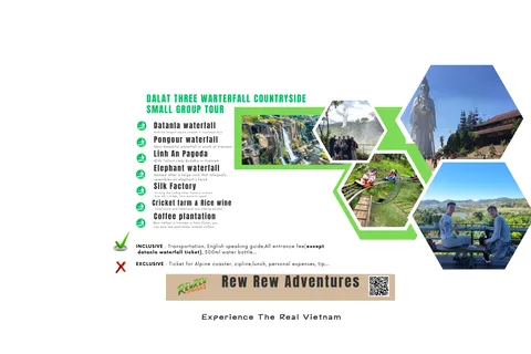 Dalat: 3 Waterfalls Day Tour - Countryside Small Group