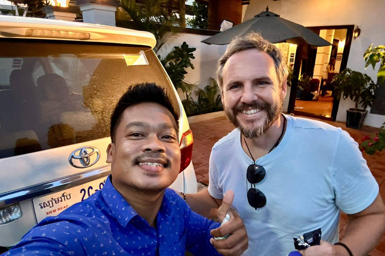 From Phnom Penh: Siem Reap Transfer with Private Driver
