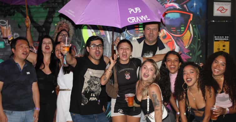 São Paulo Pub Crawl: Open Bar & Nightclub
