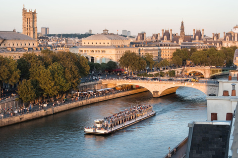 Paris - Seine Sightseeingkryssning på floden Seine med Bateaux MouchesParis: Sightseeing flodkryssning med Bateaux Mouches