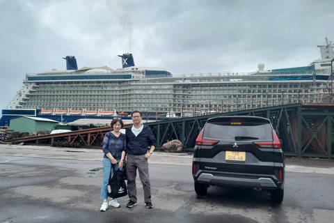 Porto de Chan May até a Ponte Dourada Ba Na Hills em carro particular