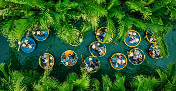 From Hoi An: Cua Dai Beach & Coconut Forest Cycling Tour