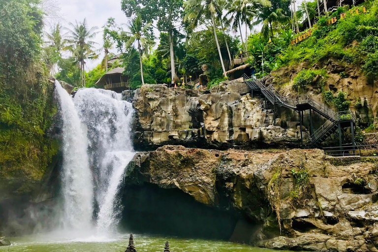 Bali: Tegenungan Waterfall Guided Trek & Tour with Transfer Waterfall Tour & Tegalalang Rice Terrace with Transfer