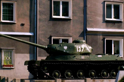 Krakow: Communist History Experience Tour Electric Golf Cart Shared Nowa Huta Tour by Golf Cart (Audio Guide)