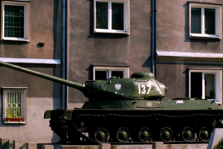 Krakow: Communist History Experience Tour Electric Golf Cart Shared Nowa Huta Tour by Golf Cart (Audio Guide)