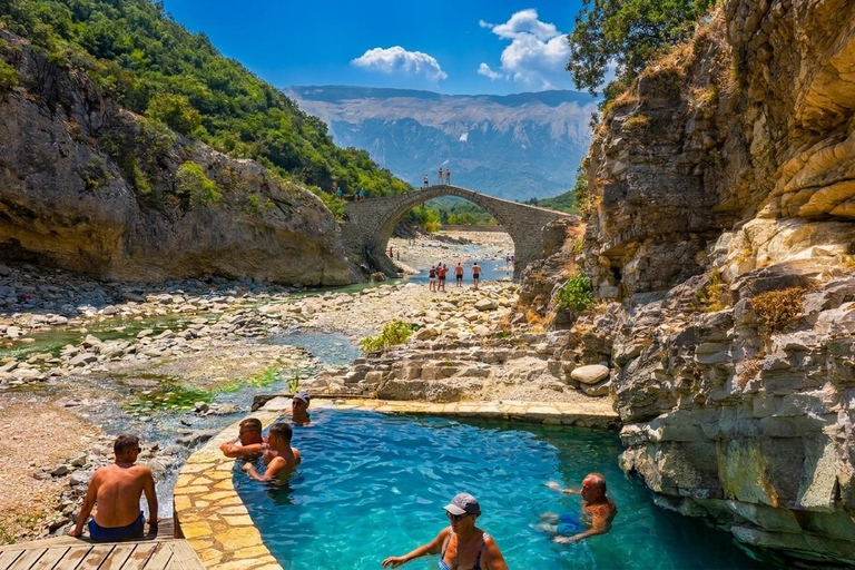 From Saranda/Ksamil: Bënja Thermal Baths & Langarica Canyon
