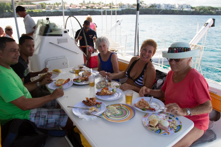 Puerto Plata: catamaran-snorkeltocht met buffet