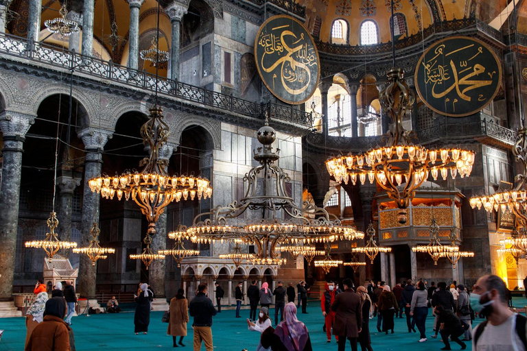 Istanbul: Blue Mosque, Hagia Sophia, & Cistern Tour Guided Group Tour Excluding Cistern