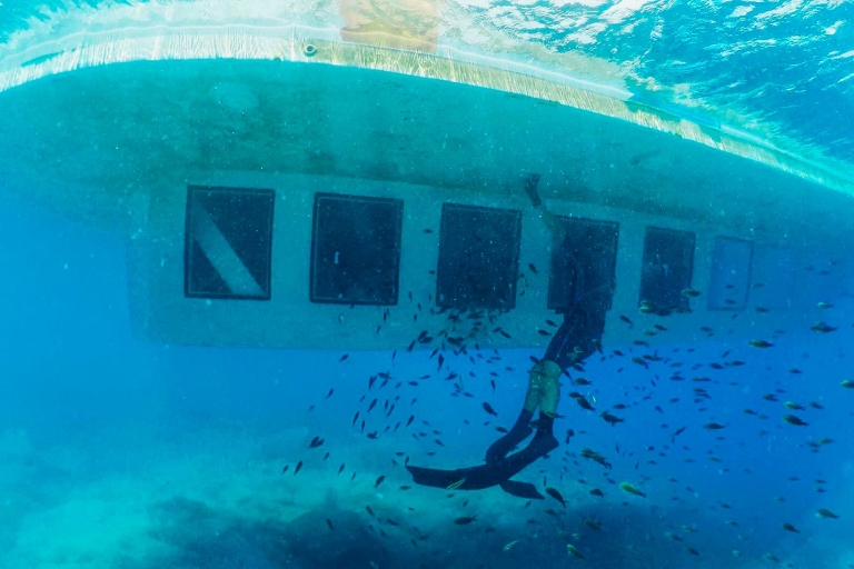 Crucero submarino con vistas submarinas desde Rodas