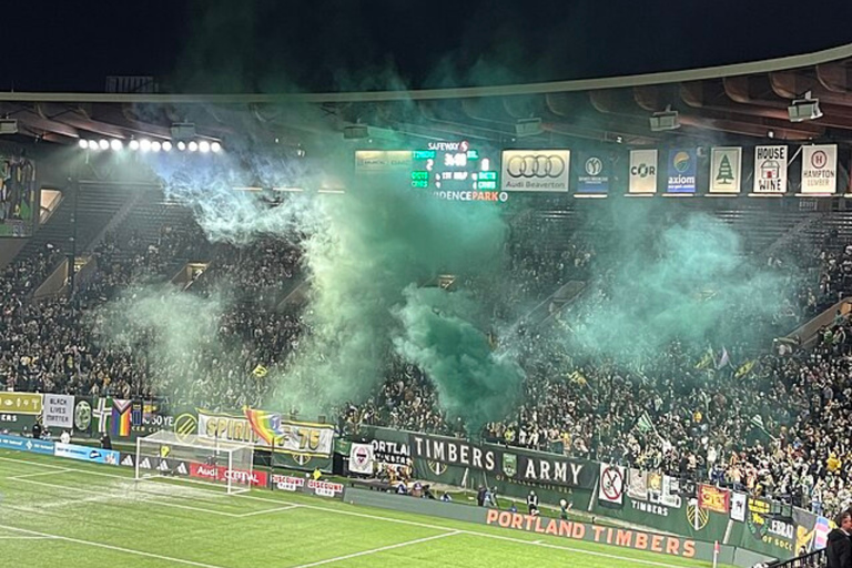 Portland Timbers Football Game at Providence Park Longside Lower - Central