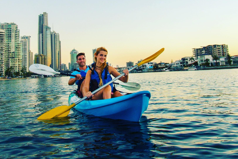 Costa Dorada: Excursión en kayak al atardecer a la Isla Macintosh