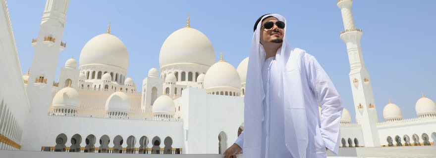 Au départ d'Abu Dhabi : visite guidée d'une demi-journée de la mosquée Sheikh Zayed