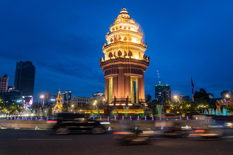 Phnom Penh: Walking Tour, Food Tour & Sunset Cruise