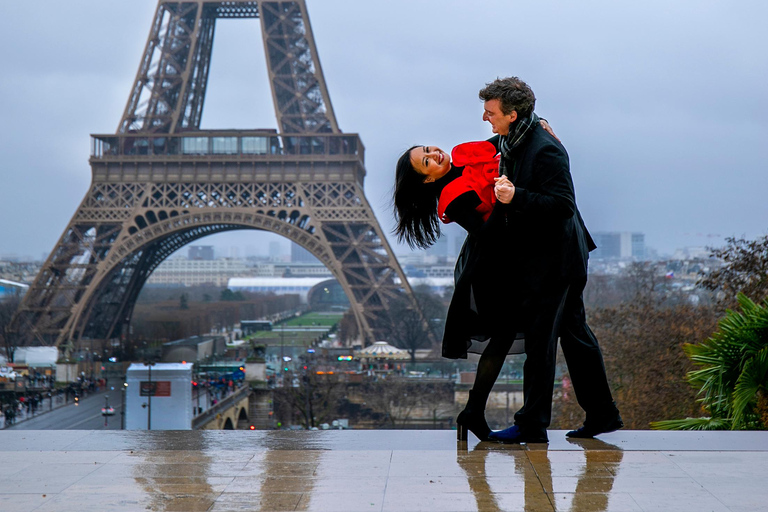 Paris: Fotoshoot runt Eiffeltornet med 55 redigerade bilder