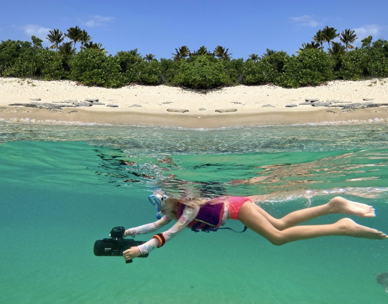 West Palm Beach: Excursión de snorkel en jet para principiantes con vídeos