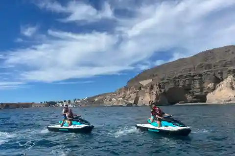 30 minutters tur med 2 jetski i Maspalomas