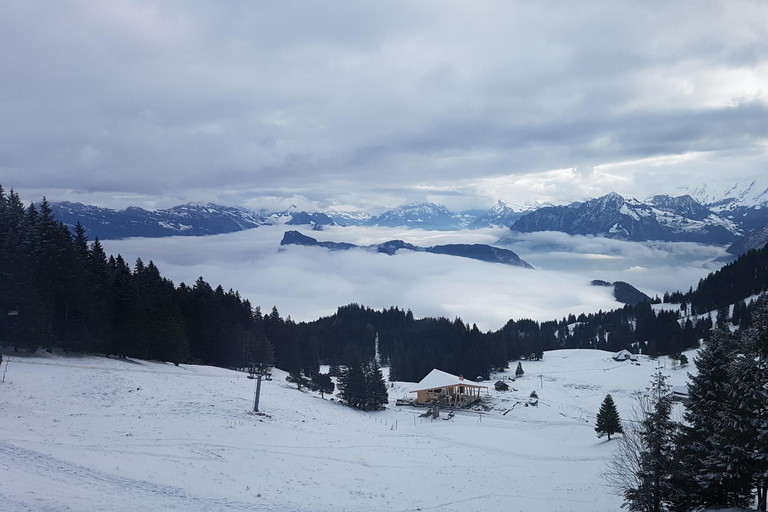 Winter Panorama Mount Pilatus: Small Group Tour from Basel Pilatus (Winter) small group tour from Basel