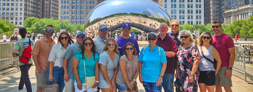 Chicago : Best of Attractions visite à pied +location de vélo/kayak