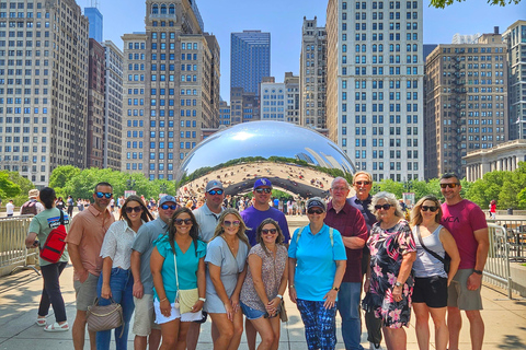 Chicago: Passeio a pé pelo melhor das atrações + aluguel de bicicleta/caiaquePasseio a pé pelos destaques de Chicago (inclui 2 horas de bicicleta ou caiaque)