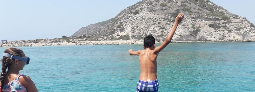 Croisière 3 îles à Nisyros, Volcano, St.Antonios, Yali et barbecue
