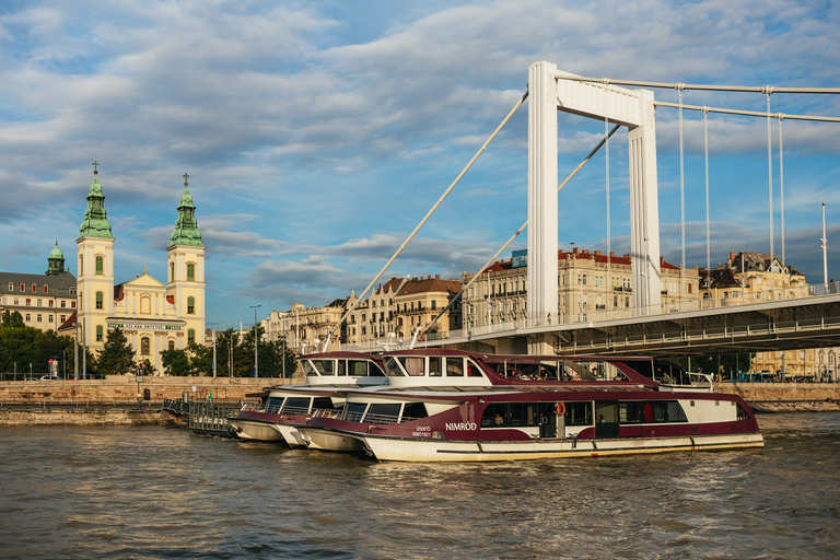 Budapest: Crociera espressa con le luci della città sul DanubioCrociera notturna