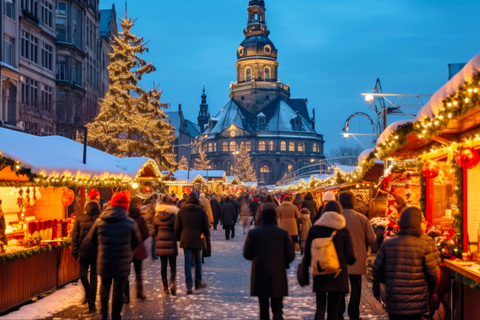 Vanuit Praag: Kerstmarkten en rondleiding door de oude stad in Dresden