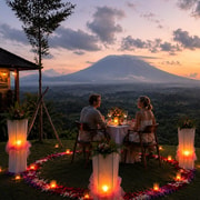 Bali: Romantic Dinner with Mount Agung Views