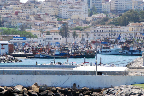 From Málaga and Costa del Sol: Day Trip to Tangier with Typical Moroccan Lunch Tour in Spanish