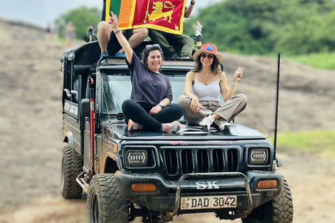 From Sigiriya-Hurulu Eco Park Jeep Safari Excluded tickets Jeep Safari Eco Park All Included