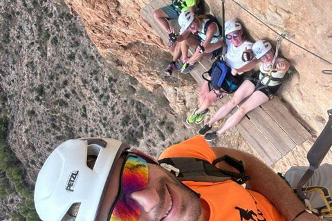 Alicante: Redovan Via Ferrata AufstiegK2 (Familienbereich)