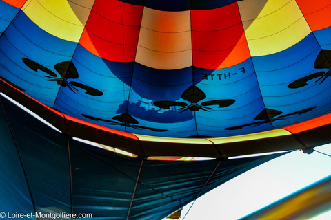 Luchtballonvaart boven het kasteel van ChenonceauZonsopgang Luchtballonvaart