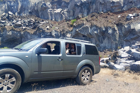 Etna Jeep Off-Road: Lava Tour, Etna Wines, Lunch at 6,561 ft Taormina-Catania Etna Jeep Off-Road Tour at 6,561 ft (PICK-UP from TAORMINA city and CRUISE Port)
