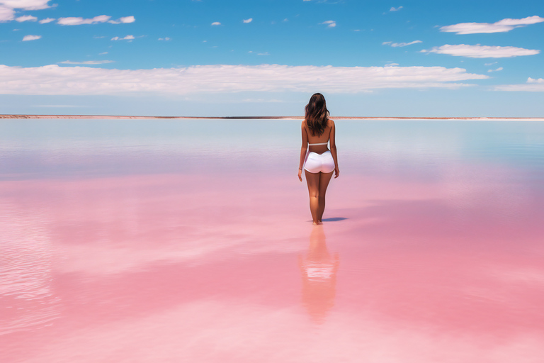 Från Cancun: Dagstur till Las Coloradas och Río Lagartos